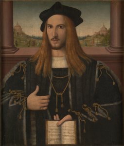 Portrét Alberta Pia, 1512 od Bernardino Loschi