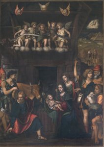 Klanění pastýřů od Bernardino Luini