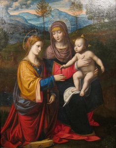 "Madona s dítětem a svatou Kateřinou Alexandrijskou" od Bernardina Luiniho, Cincinnati Art Museum od Bernardino Luini