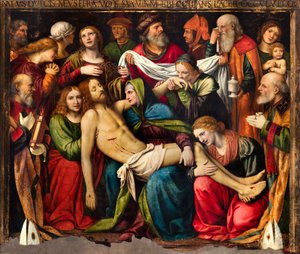 Milán, kostel San Giorgio al Palazzo, Bernardino Luini, hrob od Bernardino Luini