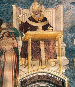 Svatý Ambrož od Bernardina Luiniho (asi 1480-1532) od Bernardino Luini