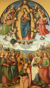 Nanebevzetí Panny Marie, Bernardino Pinturicchio (asi 1452-1513),