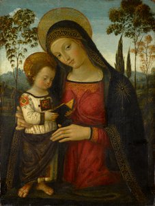 Madonna a dítě, cca 1490-1495 (tempera na panelu)