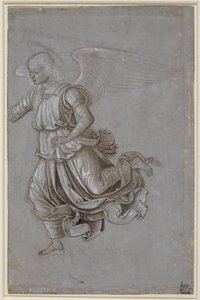 Studie létajícího anděla od Bernardino di Betto Pinturicchio