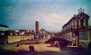Pohled na Milán (obraz) od Bernardo Bellotto