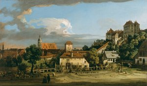Pirna: Obertor z jihu, kolem roku 1760 (olej na plátně) od Bernardo Bellotto