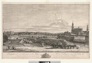 Pohled na Drážďany od Bernardo Bellotto
