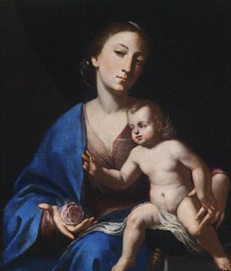 Panna s dítětem od Bernardo Cavallino