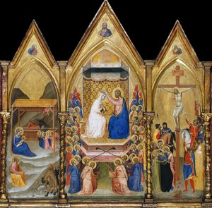 Triptych oltářní obraz