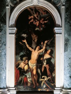 Svatý Sebastian uzdravený svatými ženami, Bernardo Strozzi, olej na plátně od Bernardo Strozzi
