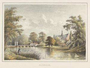 Pohled na Alkmaar s Grote Kerk