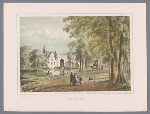 Panoráma města v Alkmaaru Alkmaar (název série na objektu)