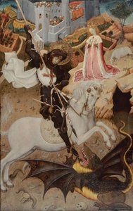 Saint George Killing the Dragon, 1434-1435 od Bernat Martorell the Elder