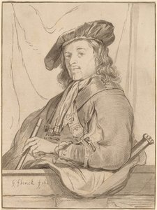 Muž u parapetu, 1773, vydáno 1774. od Bernhard Schreuder