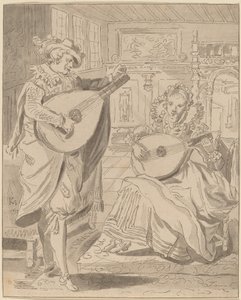 Musical Company, 1772, publikoval 1774. od Bernhard Schreuder