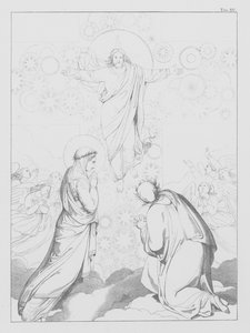Danteho Božská komedie, Paradiso (Nebe), deska XV (litografie) od Bernhard Schuler