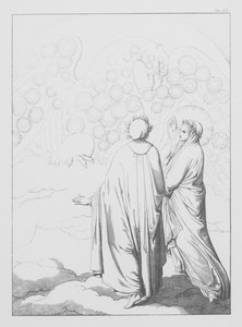 Danteho Božská komedie, Paradiso (Nebe), deska XX (litografie)