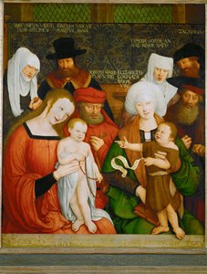 Die Heilige Sippe (malba na dřevě)