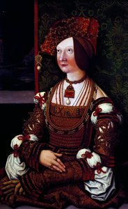 Portrét císařovny Bianky Marie Sforzy (obraz) od Bernhard Strigel