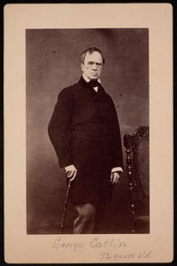 Portrét George Catlina 1796-1872, cca 1867. od Bernheim