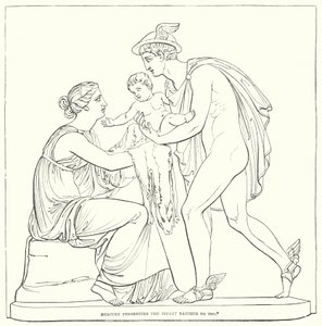 Merkur představuje Ino Baccha od Bertel after Thorvaldsen