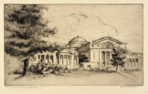 Budova výtvarného umění, Chicago (fasáda, západ) od Bertha E. Jaques