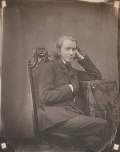 Johannes Brahms, Lipsko, 1853 (foto) od Bertha Wehnert-Beckmann