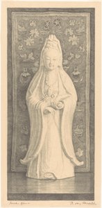 Kwan Yin (původní název na objektu) od Bertha van Hasselt (signed by artist)