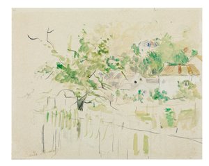 Bougival, 1884 od Berthe Morisot