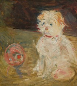 Míčový pes. od Berthe Morisot