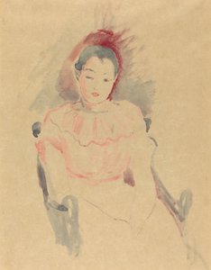 Dívka sedící, 1894. od Berthe Morisot
