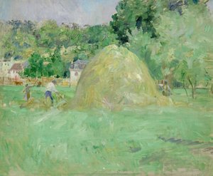 Stohy sena v Bougival, 1883 od Berthe Morisot