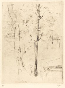 Jezero s veslicí, 18881890. od Berthe Morisot