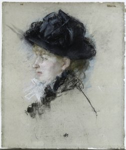 Mlle. Louise Riesenerová, 1888. od Berthe Morisot