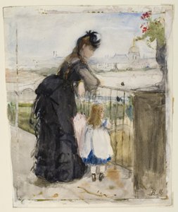 Na balkoně od Berthe Morisot