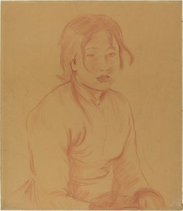 Selská dívka od Berthe Morisot