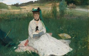 Reading, 1873 od Berthe Morisot
