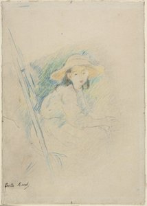Sedící dívka (Julie Manet) od Berthe Morisot