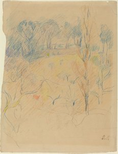 Jarní krajina, c. 18901891. od Berthe Morisot