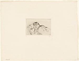 Mladá žena na odpočinku od Berthe Morisot