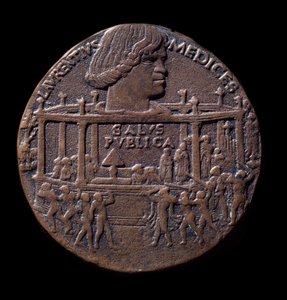 Bronzová medaile na Pazziho spiknutí (1478)