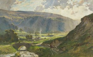 Sun-Veiled Hills of Wharfedale
