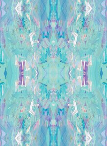 Aqua, 2014 (kombinovaná technika, digitální tisk)