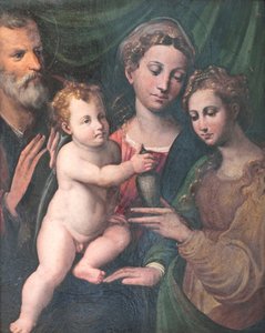 Panna s dítětem se svatým Josefem a svatou Marií Magdalenou