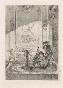 Lekce houslí Lekce houslí, c. 1874.