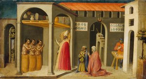 Svatý Mikuláš resuscituje tři mládí, 1433-35.