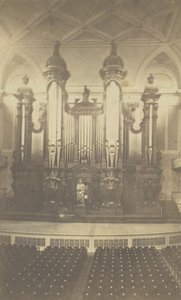 Velké varhany, v Music Hall, Boston, Mass, ca.1900s. od Bierstadt Brothers