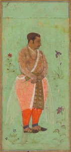 Portrét Suraj Singh Rathore, Raja of Marwar a strýce z matčiny strany Shah Jahan..., s. 1600. od Bishandas