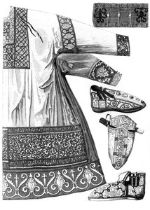 Královské oděvy Karla Velikého 742-814, 15. století 1849.