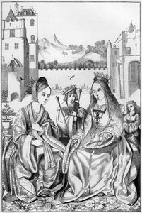 Svatá Kateřina Alexandrijská, 15. století 1849. od Bisson and Cottard